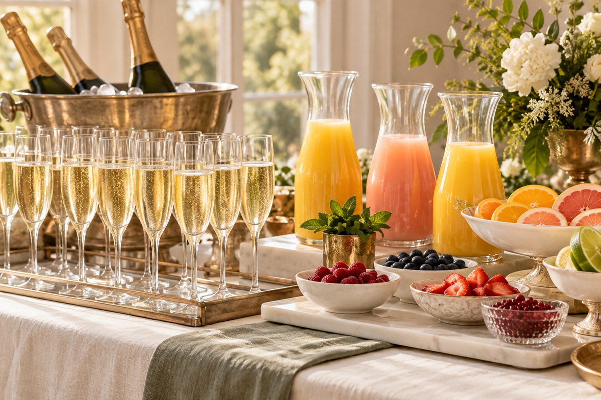 Mimosa Bar — styled beverage inspiration